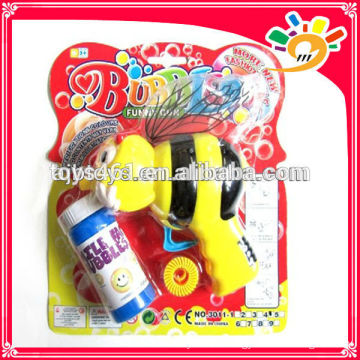 Nette Biene Bubble Gun, Lustige Reibung Blase Pistole Spielzeug, Blinkende Blase Pistole, Kunststoff Bubble Gun Für Kinder Mit Bubble Water